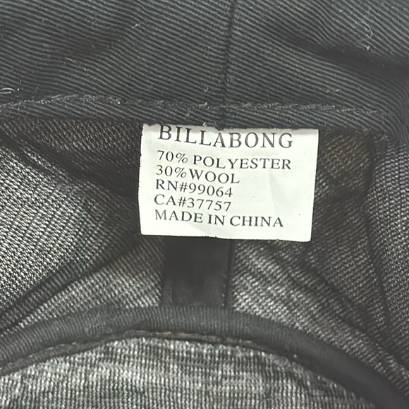 BILLABONG Brown Tweed Bucket Hat Wool Blend Size M/L - Picture 5 of 6